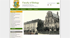 Desktop Screenshot of bioweb.lnu.edu.ua
